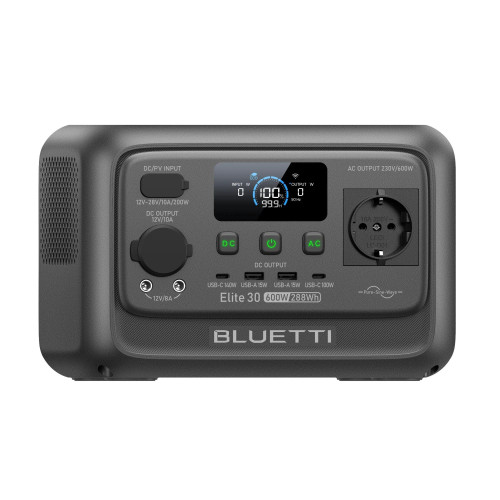 Портативная зарядная станция BLUETTI Elite 30 V2 | 600Вт 288Вт*ч Портативная зарядная станция BLUETTI Elite 30 V2 | 600Вт 288Вт*ч